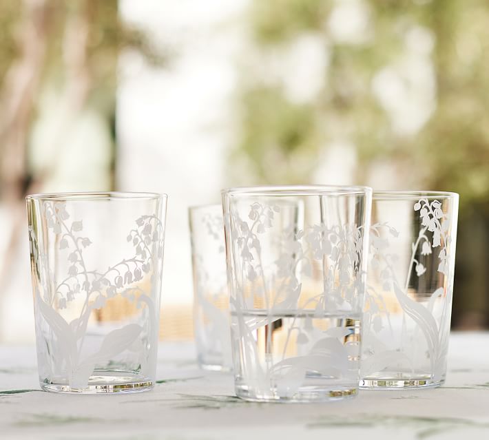 Monique Lhuillier Lily of the Valley Tumblers - Thumbnail 5