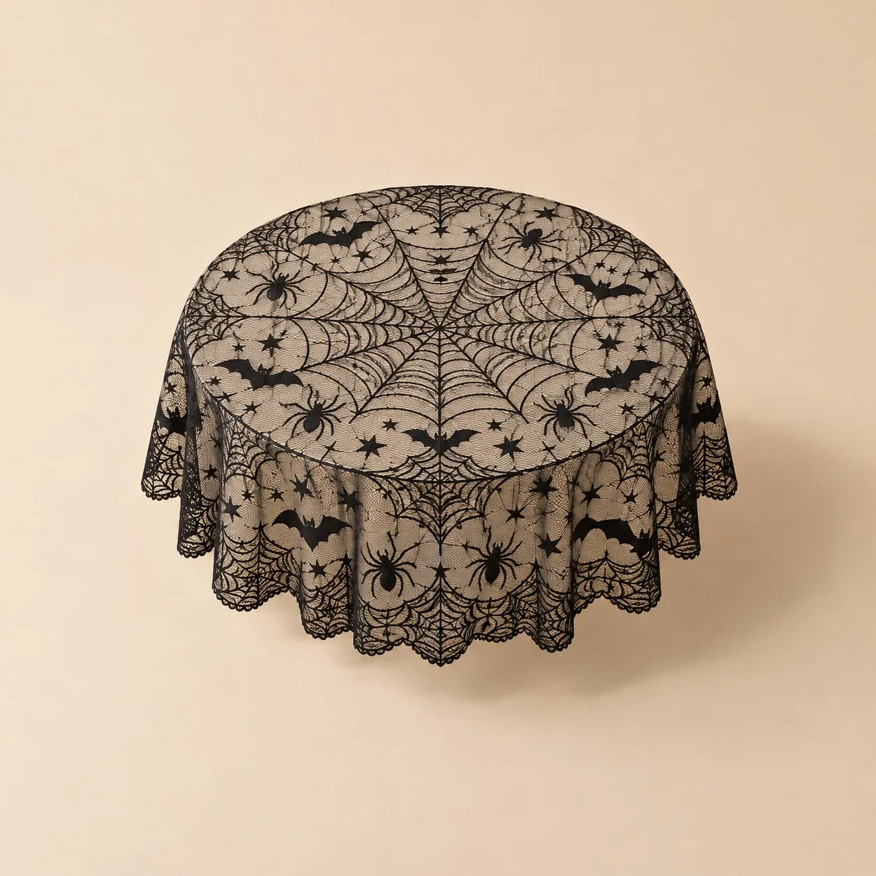 SKU 09-万圣节小圆桌布75cm